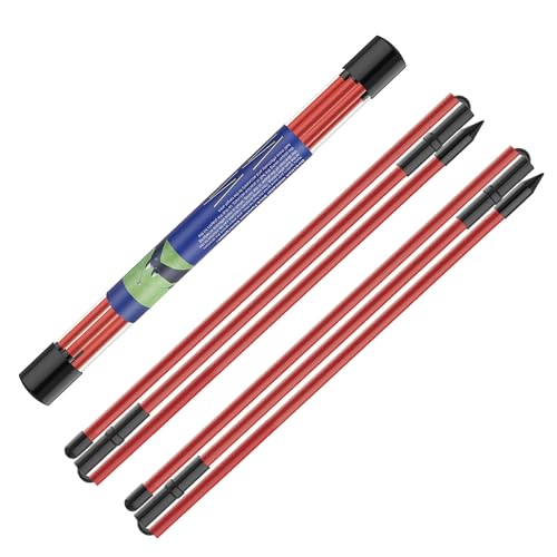 Kulamait 2 Pack Golf Alignment Sticks,Collapsible Golf Alignment Rods 48
