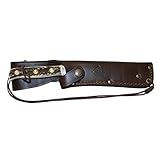 Puma Bowie Stag German Made Hunting Knife with Leather Sheath