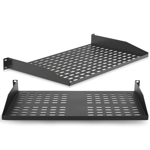 Pyle Étagère Rack Serveur 1U – Plateau Ventilé Cantilever pour Armoire 19