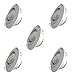 Produktbild LED Einbauleuchten IP20 Ultra flach Dimmbar und Schwenkbar Farbe Weiss 5 x 5Watt 230 Volt 400lm Warmweiss LED Einbaustrahler LED Spots
