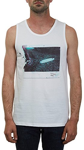 Volcom Burnt Sleeveless T-Shirt in White (Small)