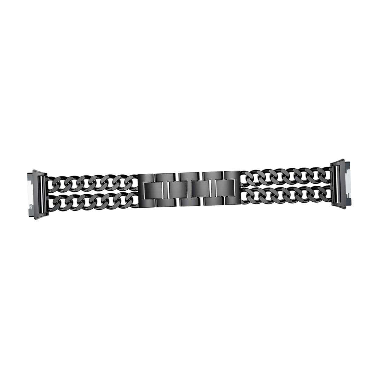 HEMOTON Inoxydable Bande Noir Oens Noir Fi Anti Rouille Bracelets Comdum Lisse Crna Confortable Réglable Bracelet Habillé Solide En Alliage De Zinc Denim Chaîne