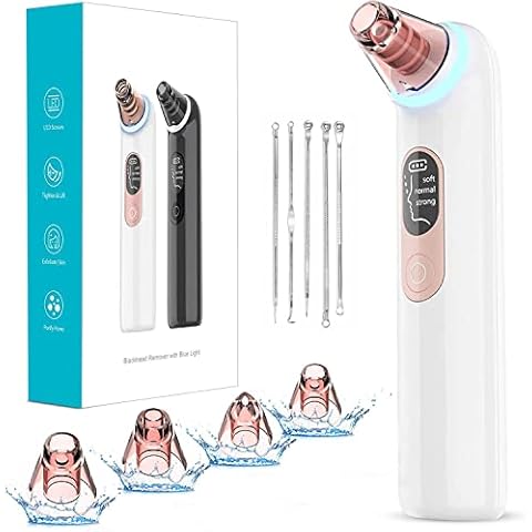 Blackhead Vacuum Remover, Pore Vacuum Cleanser, Comedone Extractor for Facial Pore Cleanser, Blackhead Remover Tool with LED Screen for women and men Cover