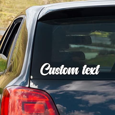 Custom Vinyl Lettering Sticker Cover