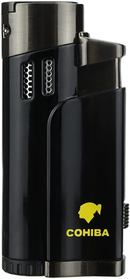 Cigar Lighter Torch Lighters with Punch Refillbale Lighters Windproof