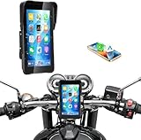 Auometo 5インチ バイク スマートモニター ワイヤレスCarPlay/Android Auto対応 IP68防水 バイク用ナビゲーション タイヤ空気圧監視機能付き 汎用スタンド搭載 小型ディスプレイオーディオ