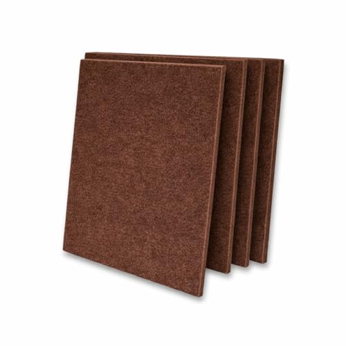 Image of MMT Acoustix Premium Felt Acoustic Panels for Offices, Bedrooms & Studios | Sustainable PET Felt Panels for Echo Reduction & Sound Absorption | 4x2 Ft, 9mm Thick | Coorg - Pack of 4