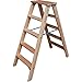 Produktbild KRAUSE 818423 Stabilo Stufen-Doppelleiter, Holz, 2x5 Stufen