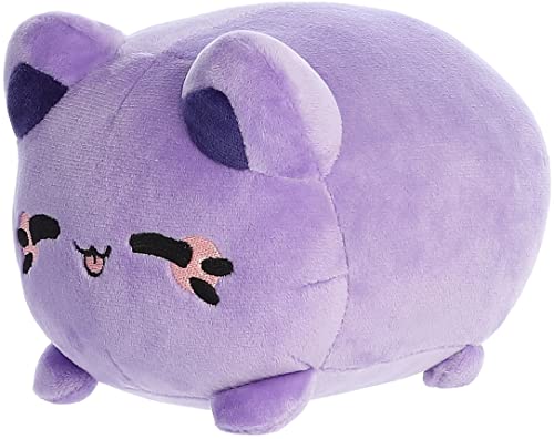 Aurora® Enchanting Tasty Peach® Ube Purple Yam Meowchi Stuffed Animal - Bright & Colorful Design - Showpiece Plush - 7 Inches - Image 6