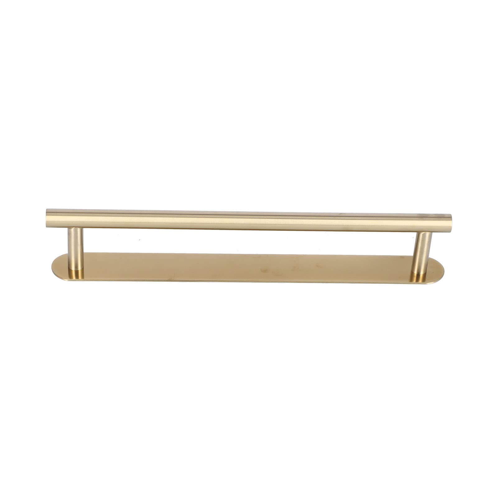 SIXRUN Toallero, Toallero Adhesivo de Acero Inoxidable 304, Varilla única de Oro Cepillado, Montaje en Pared sin Taladro, Soporte Resistente a la Oxidación para Baño, Cocina, Gabinete, Hogar (60cm)