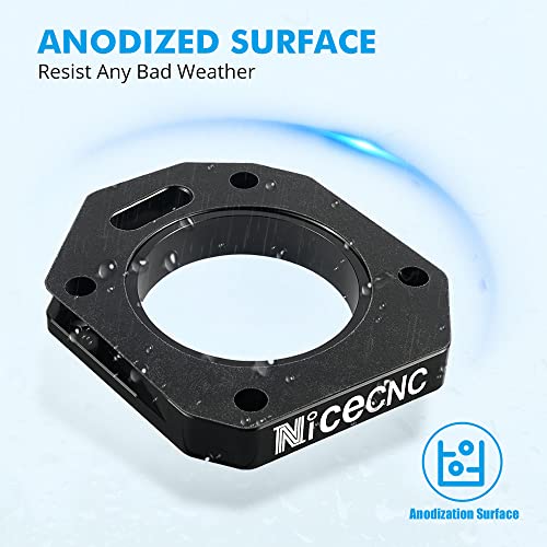 Nicecnc K20 K24 Rbc Rrc Dual Throttle Body Adapte 62Mm 70Mm Compatible With Honda Civic Si Integra Type R Civic Type R, Compatible With Acura Rsx Type S K20Z1 K20A1 K20A2 K24A K20A3 #TOP3