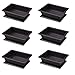 通用, 6 Paquetes de Macetas de Entrenamiento para Bonsái con Bandeja, para Jardín, Patio, Habitaciones, Balcón,Plantas Suculentas, Interior, Decoración del Hogar