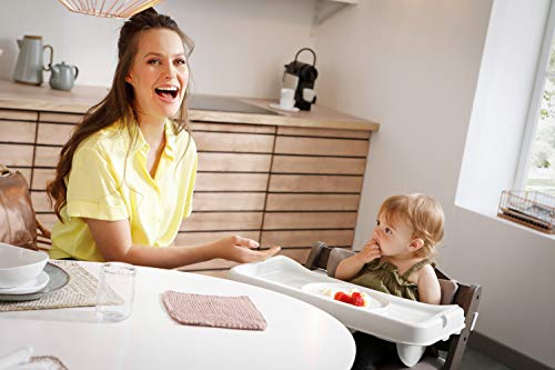 Hauck Alpha Tray, 3 in 1 tafelbladset voor houten kinderstoelen van Hauck Alpha+, Beta+, in diepte verstelbaar tafelblad… - Image 8