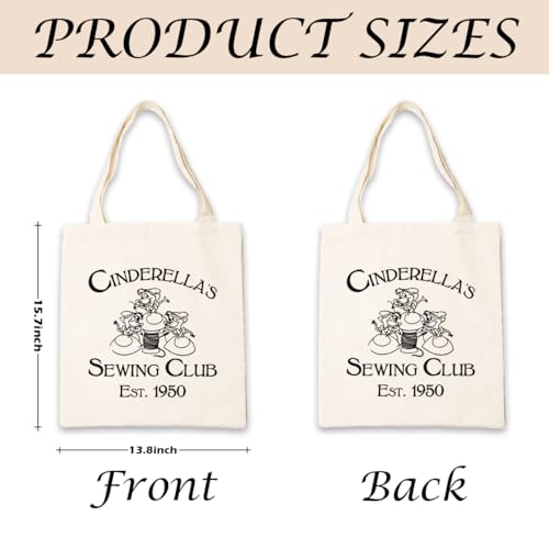 Bolsa Tote de Lona Reutilizable para Mujer miniatura 4