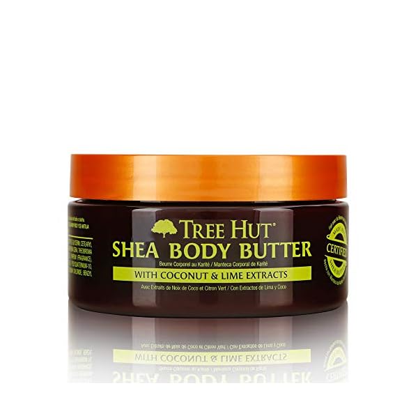 Tree-Hut-24-Hour-Intense-Hydrating-Shea-Body-Butter-Coconut-Lime-7-Ounce Tree Hut 24 Hour Intense Hydrating Shea Body Butter, Coconut Lime, 7 Ounce