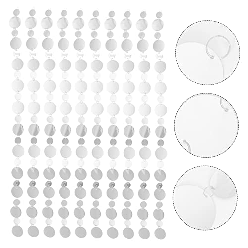 OSALADI 20 Unidades Cortina De Lantejoulas Decoração De Casamento Decoração De Tela De Casamento Gua