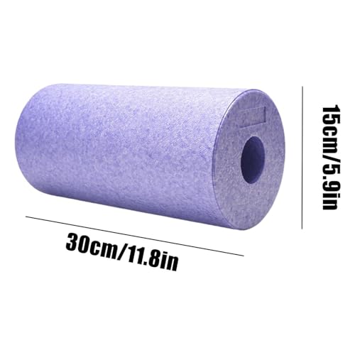 Foam Roller 30cm Rodillo de Masaje de Tejido Profundo para Alivio Muscular de Alta Presión y Recuperación Física | Ideal para Espalda, Cuello, Hombro, Brazo, Pierna y Pie | Yoga, Pilates, Gimnasio, Ejercicio en Casa y Rehabilitación | Morado Claro miniatura 5