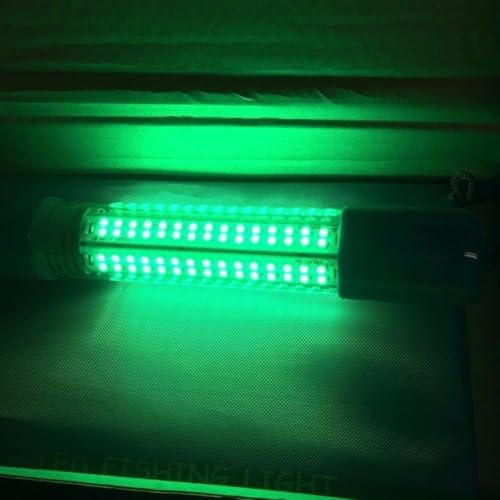 Lámpara de pesca verde de aluminio resistente de 13w para redes pequeñas 4