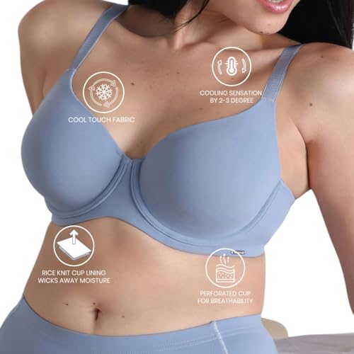 Image of Wacoal Cool Comfort Padded Wired Full Cup Everyday Wear T-Shirt Bra