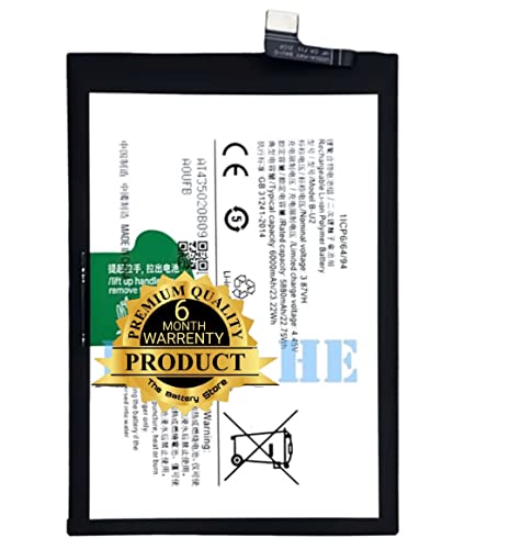 Image of THE BATTERY STORE Orignal Battery for Vivo B-U2 for T2x V2188A Mobile Battery with 6 Months Warranty and high Battery Backup. Carefully Check Your Model and Purchase(for B-U2)