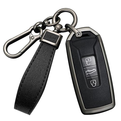 HIBEYO Keyless - Custodia per chiave dell'auto, adatta per VW Touareg, per Volkswagen Touareg 2018 2019 2020 2021 2022 2023, colore: Nero