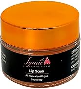Ignite Health & Beauty Strawberry Vegan Lip Scrub, Exfoliator, Vitamin C, Moisturizer, Jojoba Oil...