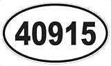 US Decal, Inc. Number 40915 Oval Sticker