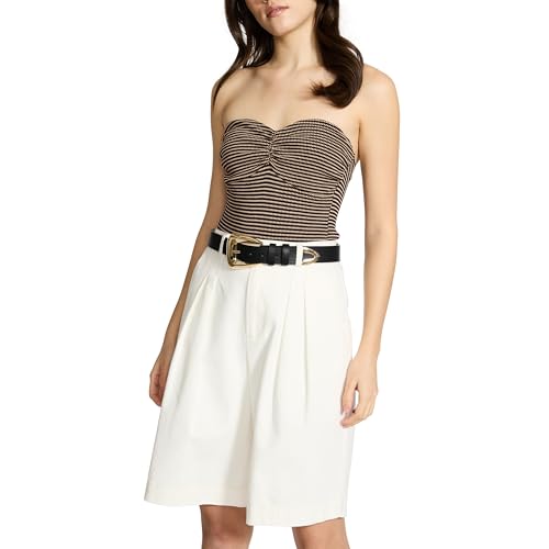 Steve Madden Women's Black Everday Casual Dress Pant Belt2