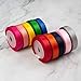 VATIN Solid Color Double Sided Polyester Satin Ribbon 10 Colors 3/8
