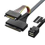 OIKWAN HD Mini-SAS(SFF-8643) - U.2 (SFF-8639) NVMe SSDケーブル 2.6フィート