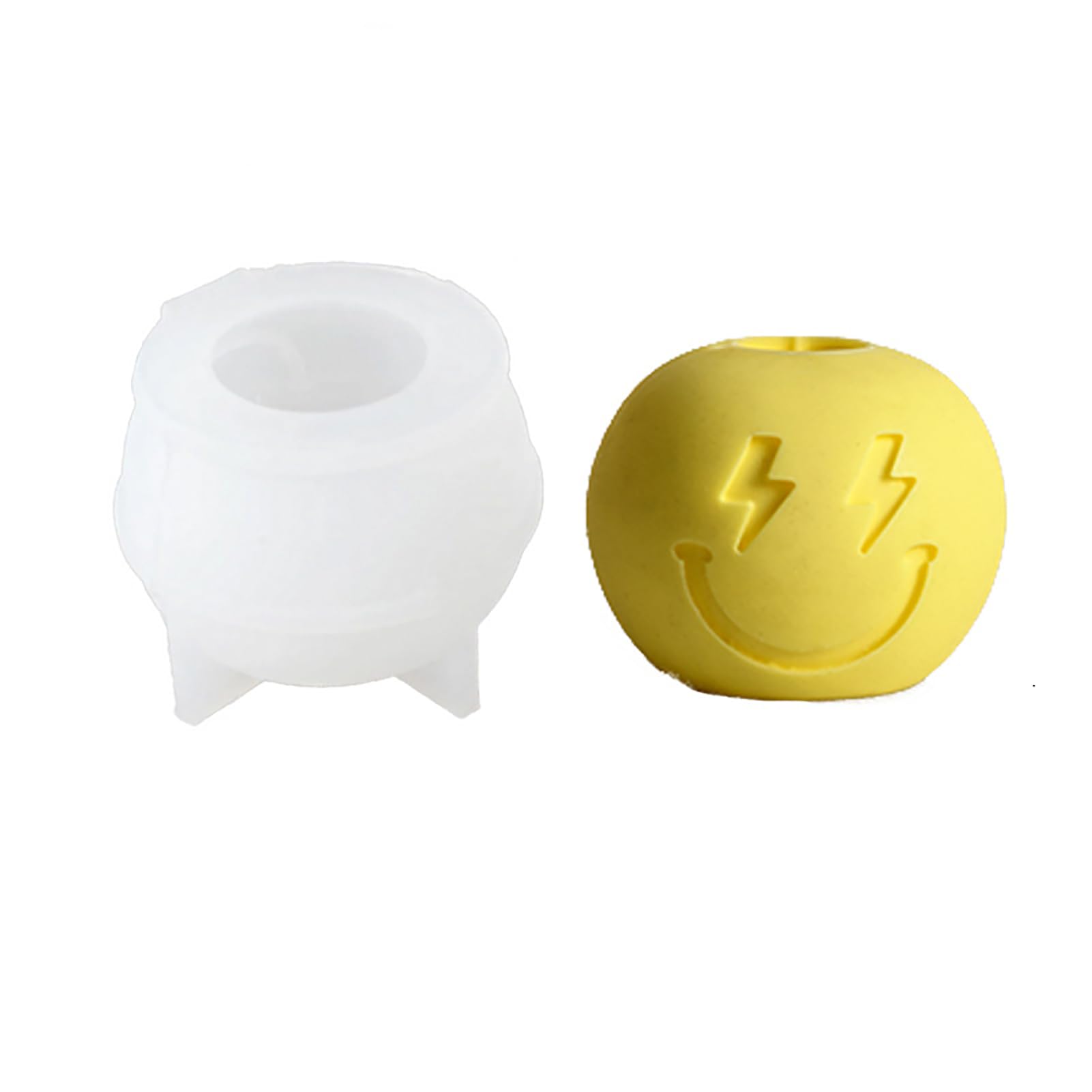Amazon.com: HOOLIKUS Smile Sad Face Candlestick Holder