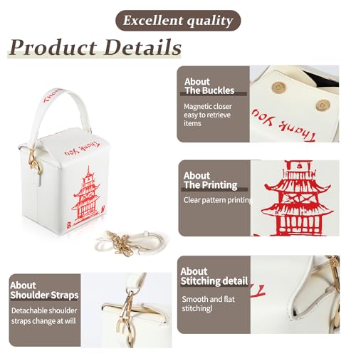 Crossbody Purses and Handbags for Women PU Leather Chinese Takeout Box Totes Top Handle Satchel Shoulder Bags4