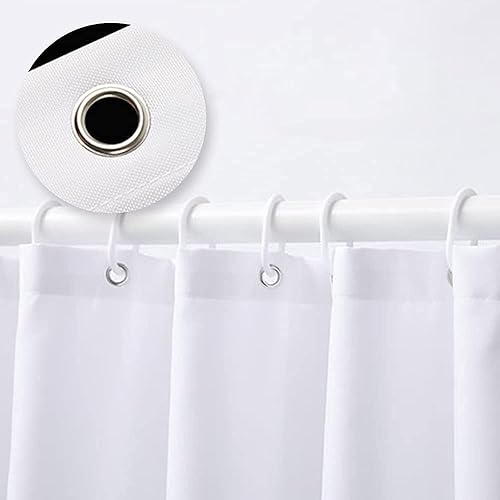 Miniatura 7 de Cortina de ducha de bosque verde, árbol de abedul blanco, paisaje natural, decoración del hogar, cortina con ganchos, 70 x 70 pulgadas