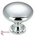 Mushroom Knob Finish: Chrome
