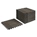 Produktbild Lestarain Bodenfliesen Balkonfliesen Holzoptik, Terrassenfliesen WPC, Wetterfest, Holzfliesen balkon 30x30cm, 44 Stücke für 4m²