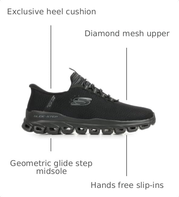 Image of Skechers Men's Glide-Step Noxus Hands Free Slip-in Shoes