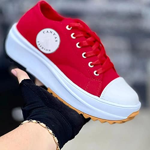 SAHRY Zapatillas De Lona para Mujer 2022, Moda Zapatillas De Deporte De Las Señoras thumbnail