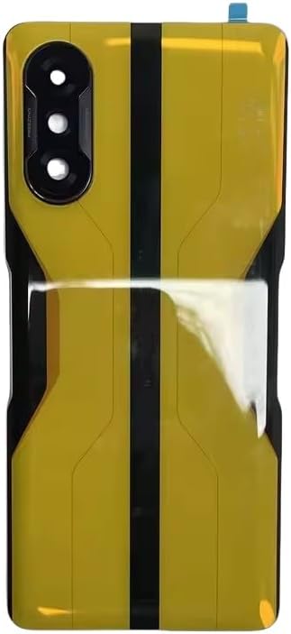 Compatible Rear Glass Back Cover for Xiaomi Redmi K40 Gaming – Battery Door Housing Replacement Part (Black)