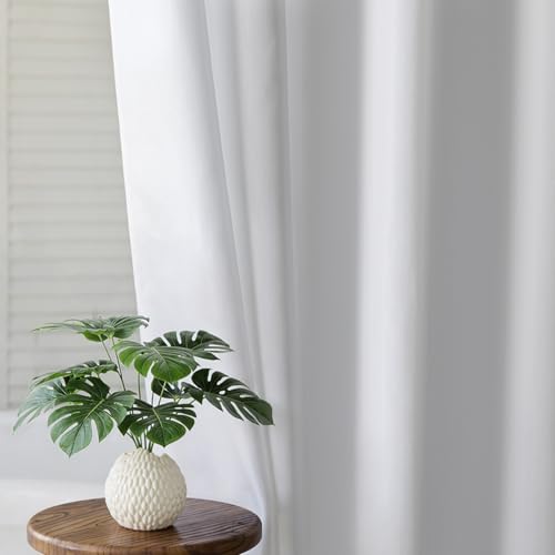 Rideau de douche de qualité hôtelière River Dream en polyester pour salle de bain - 7