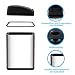 Display4top Cubo de Basura Sensor, Acero Inoxidable Cocina Cuarto de baño Desodorante...