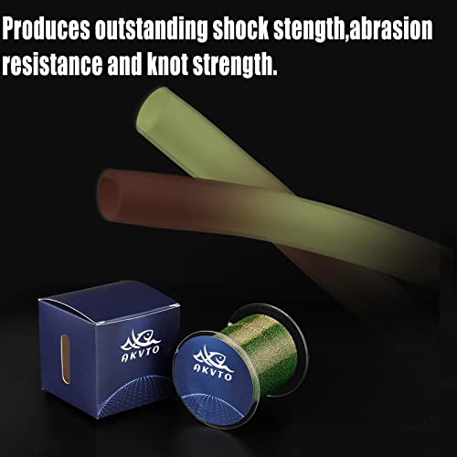 Akvto Gradient Color Speckle Monofilament Fishing Line - Strong Abrasion Resistant Monofilament, Catfish Line 15Lb, Superior Nylon Material Mono Fishing Line For Freshwater And Saltwater Fishing #TOP2