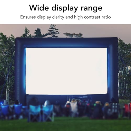 Pantalla de proyección retráctil para exterior 100 pulgadas miniatura 2
