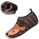 🏄【Material de la suela】: TPR Goma. Diseño suave de la suela para evitar los arañazos, por lo que puede ser mejor proteger los pies de los niños.