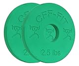CFF 2.5 lb Competition Rubber Fractional Weight Plates - Pair…