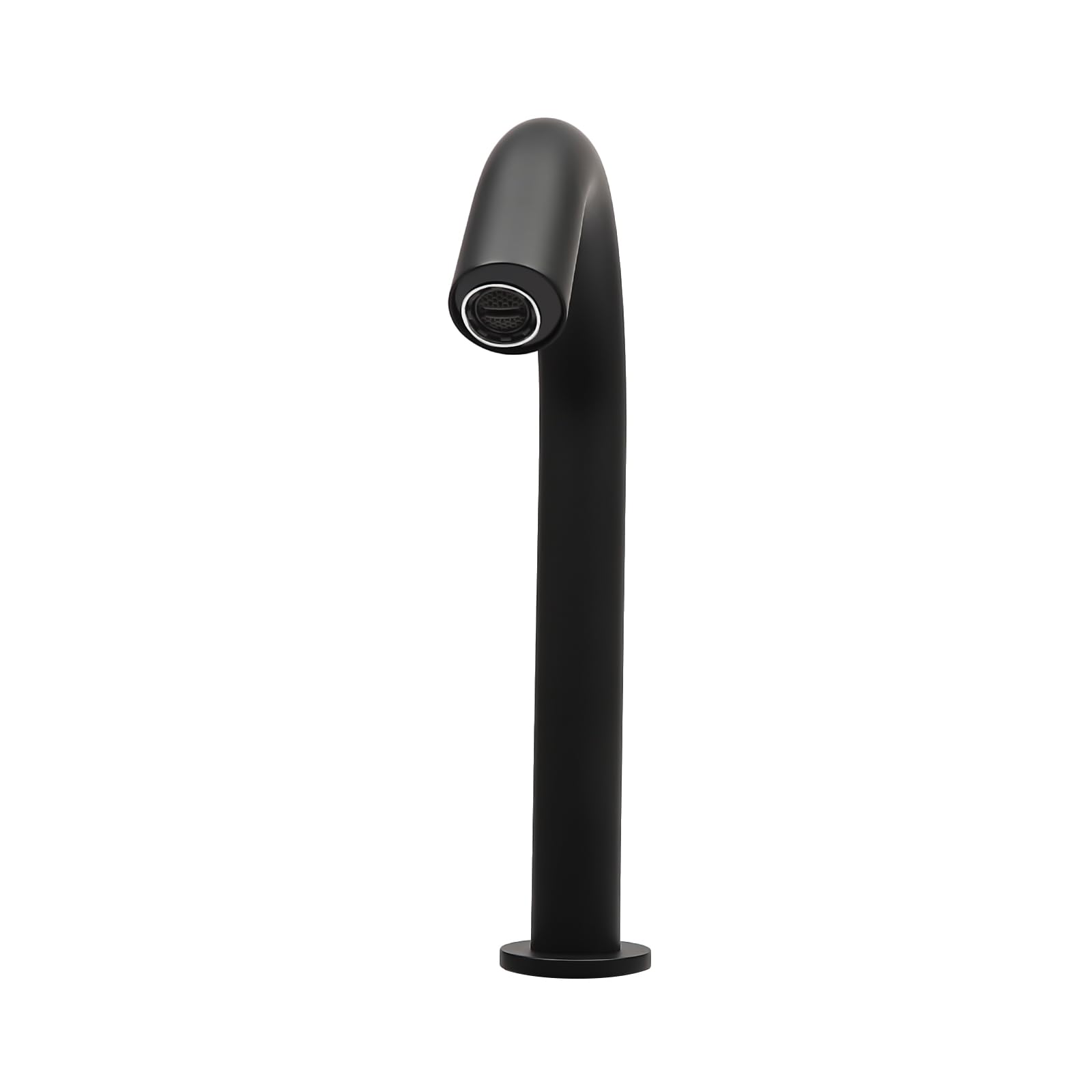 Grifo de baño con sensor infrarrojo, negro mate, sin contacto, grifo mezclador de lavabo con sensor de infrarrojos, adecuado para hogares, restaurantes, centros comerciales, baños y otros lugares.