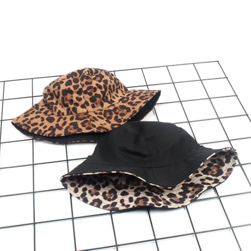Image of Quanhaigou Bucket Hat for Men Women,Packable Reversible Printed Sun Hats,Fisherman Outdoor Summer Travel Hiking Beach Caps