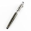 Jinhao Luxury 750 fountain pen with black and silver lattice shape