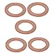 Aexit 5pcs 16mmx24mmx1.5mm Quality Parts Copper Flat Ring Sealing Crush Washer Gasket Model:78as414qo120