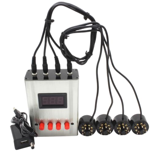 Image of Vacuum Tube Tester Bias Probe 8pin Tube Tester Current Probe Vacuum Tube Amplifier Amptata V8 DIY Octal Vacuum Tube Checker Quad Meter for EL34 KT88 6L6 6CA7 6V6 5881 6550 KT66 KT100 KT120 mA Version