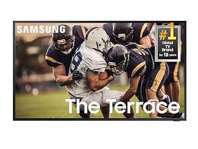 SAMSUNG 65-inch Class QLED 4K The Terrace Partial Sun Outdoor, Direct Full Array 16x, Quantum HDR 32x, Weatherproof, Wide Viewing Angle Smart TV w/ Alexa Built-in (QN65LST7TAFXZA, Latest Model)